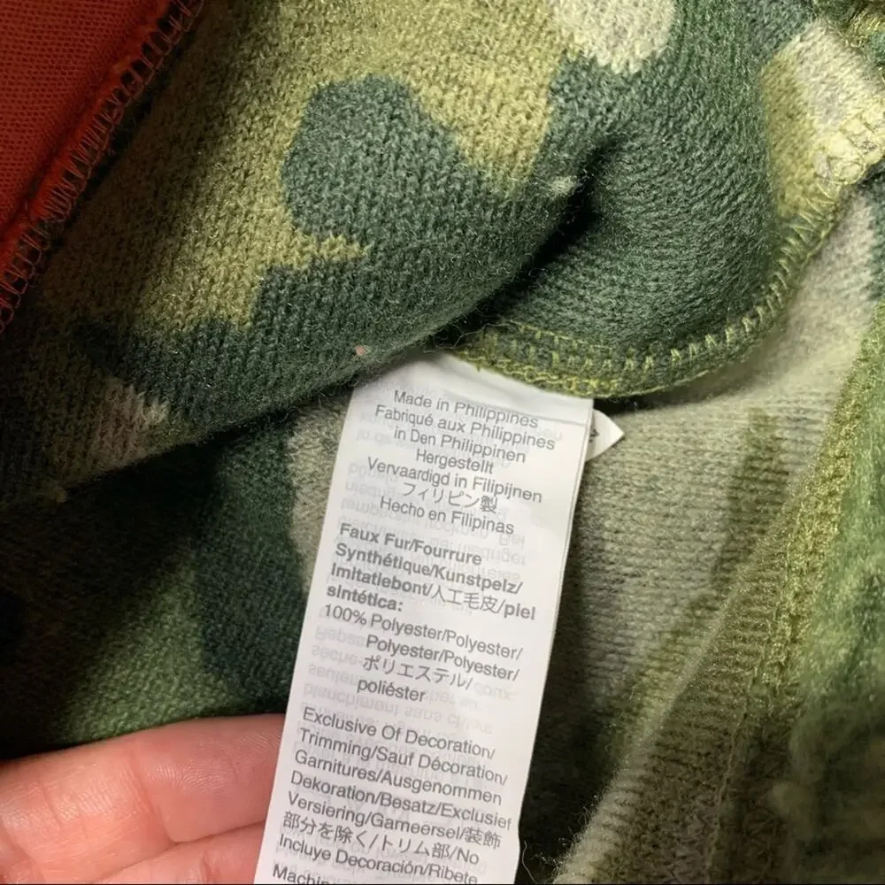 J.Crew Snap-collar Sherpa Polartec Fleece in Camo